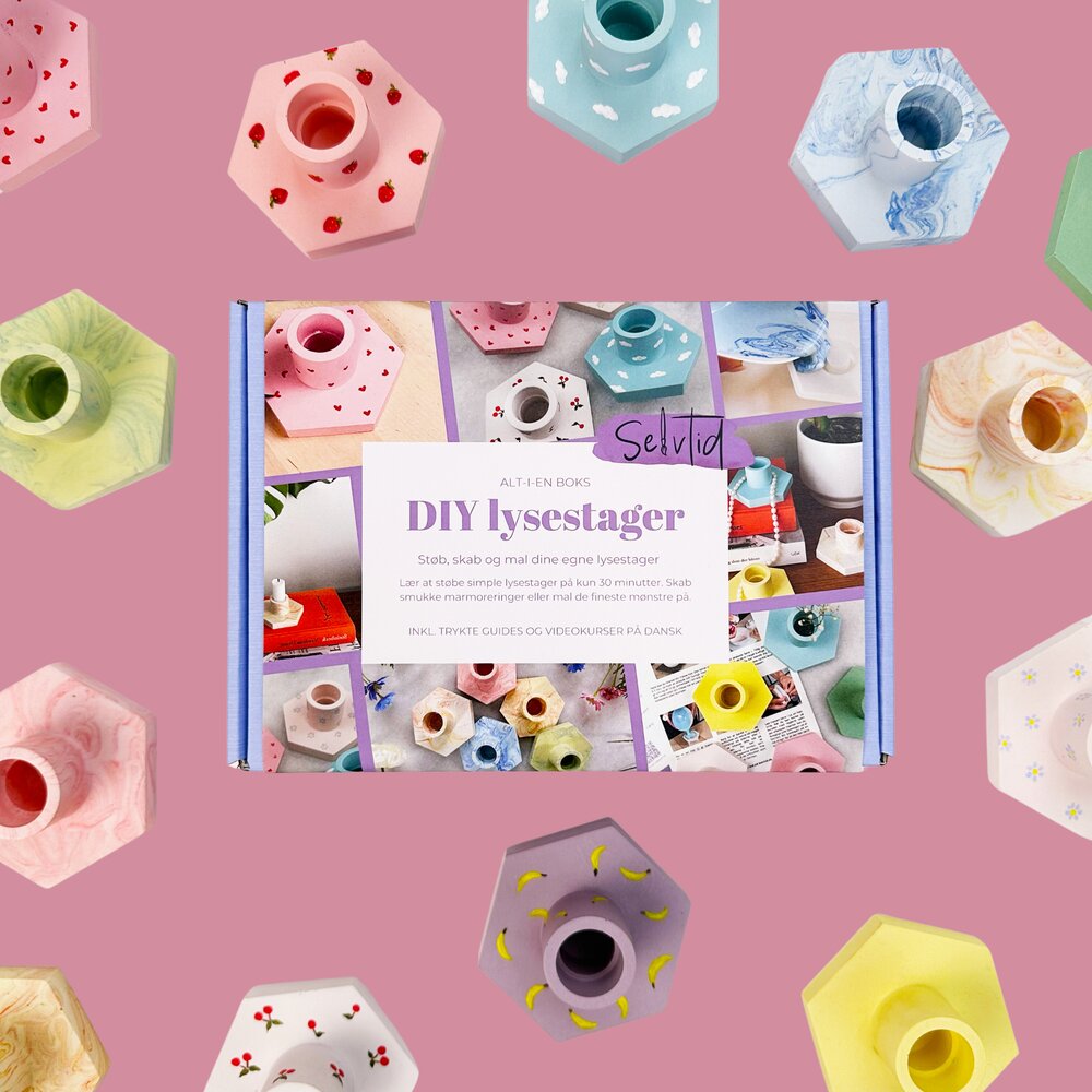 DIY lysestage støbekit